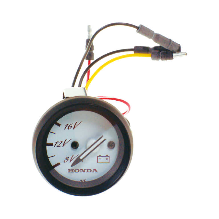 Voltmeter / Flachglas / Weiß / 06374ZW5U00