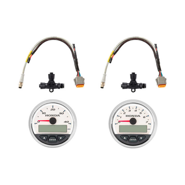 NMEA 2000 Drehzahlmesser• & Geschwindigkeitsmesserkit / Weiß