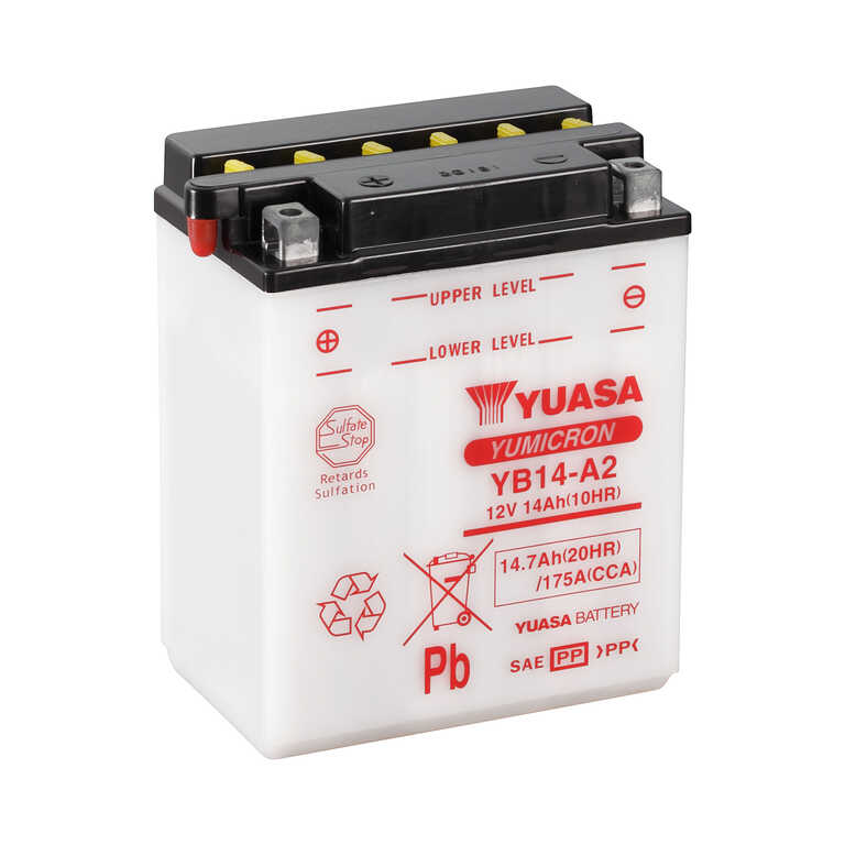 Batterij YB14-A2 / Honda origineel onderdeel