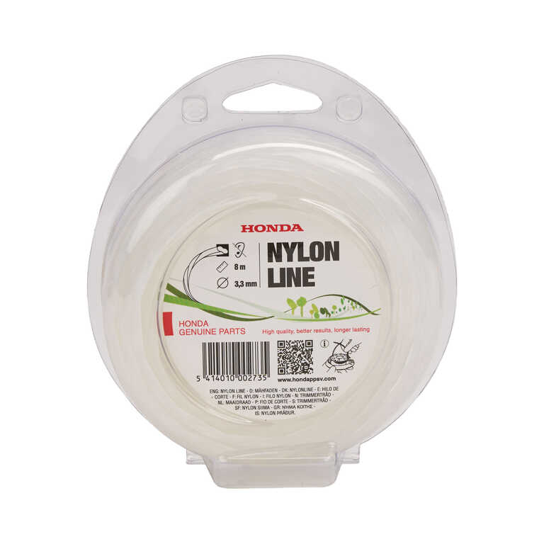 Linje av nylon / Tyst / 8mtr / 3,3mm