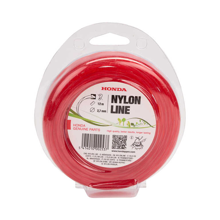 Linje av nylon / Tyst / 12mtr / 2,7mm