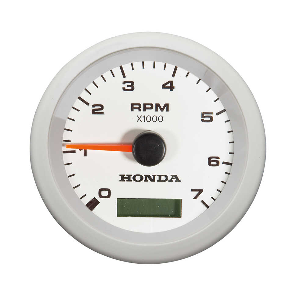 Tachometer/hodinomer / Odolný voči hmle / Biela / 37253ZW5001ZB